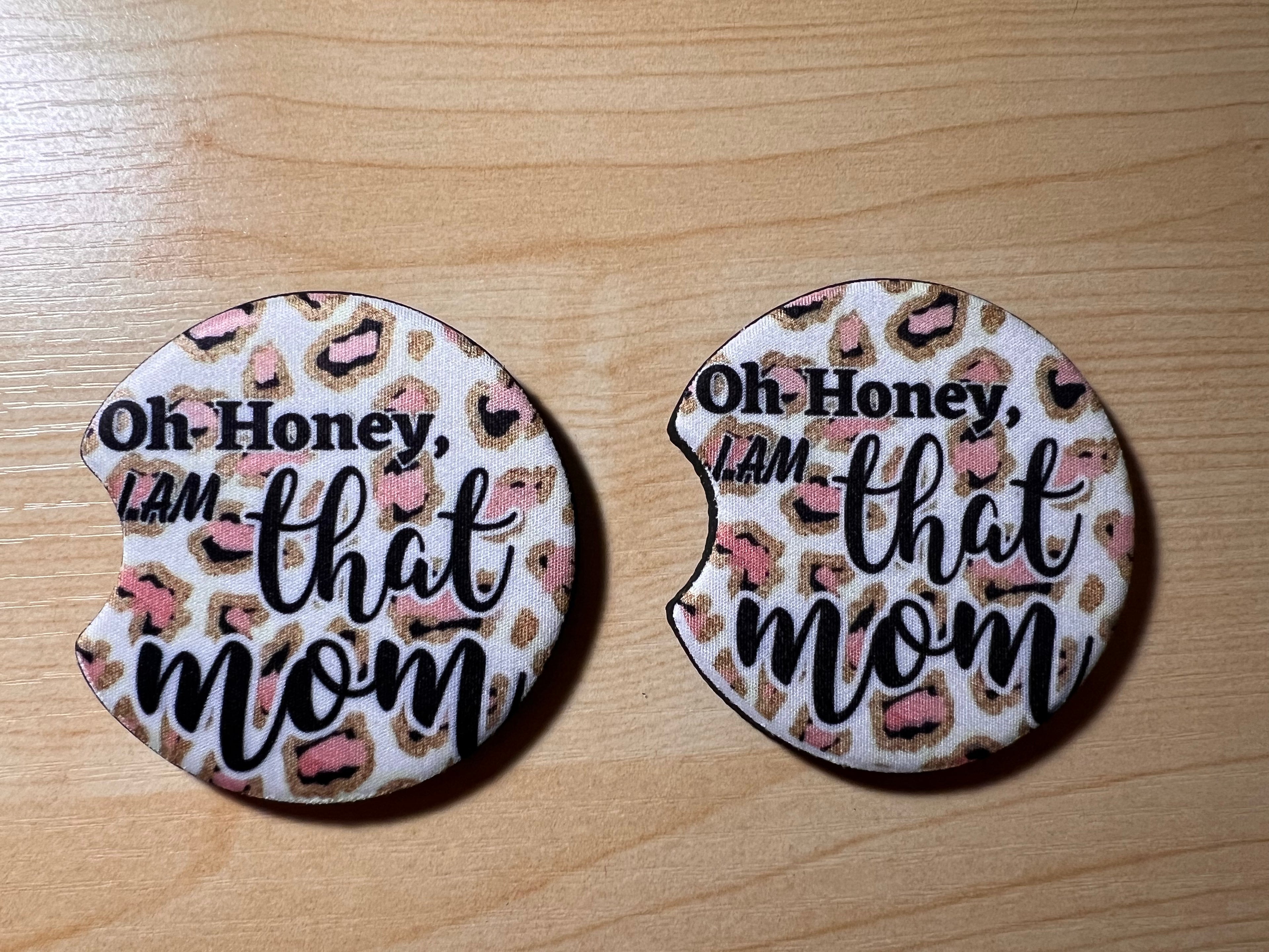 Custom car coasters