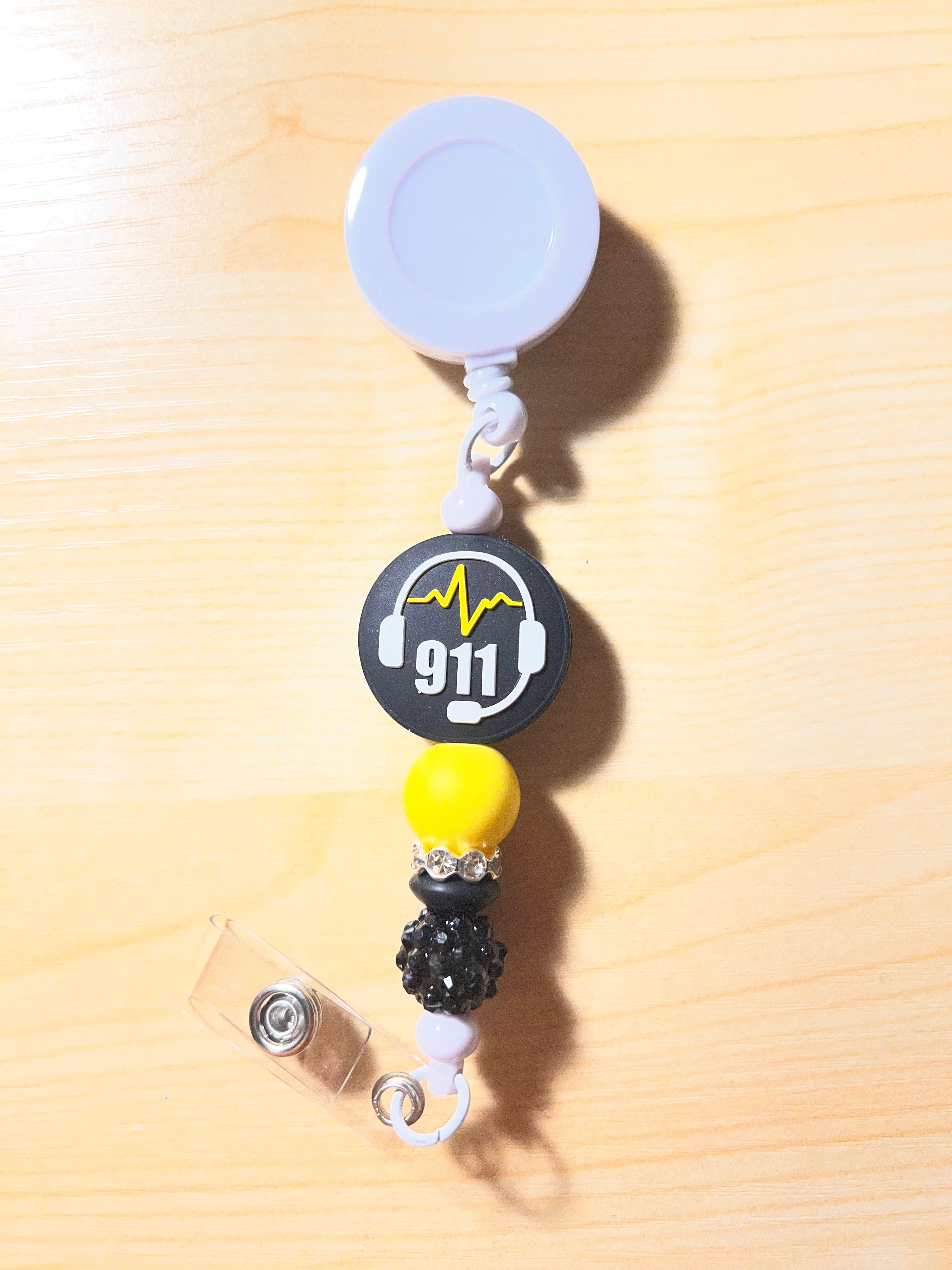 Beaded badge reels