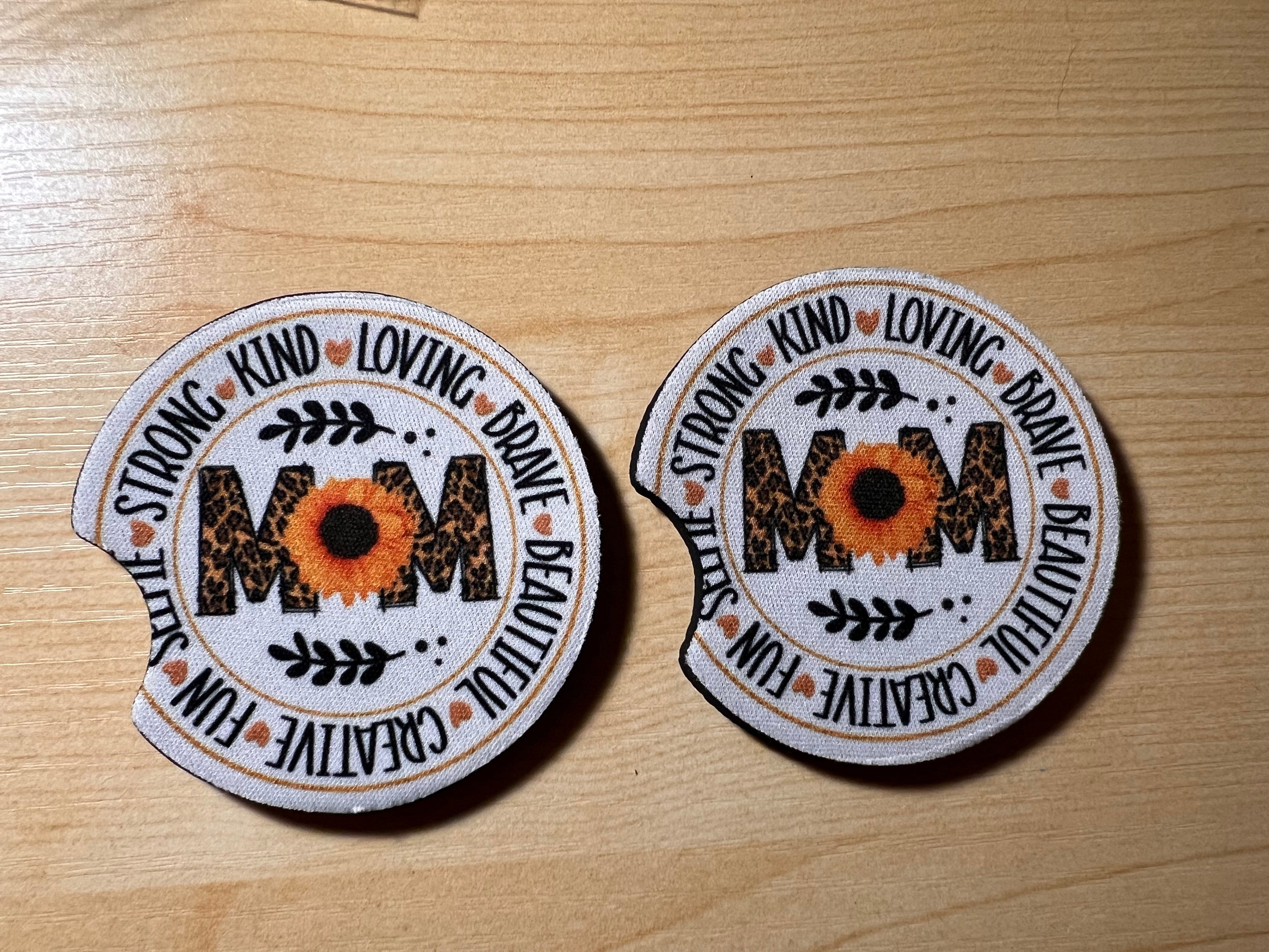 Custom car coasters