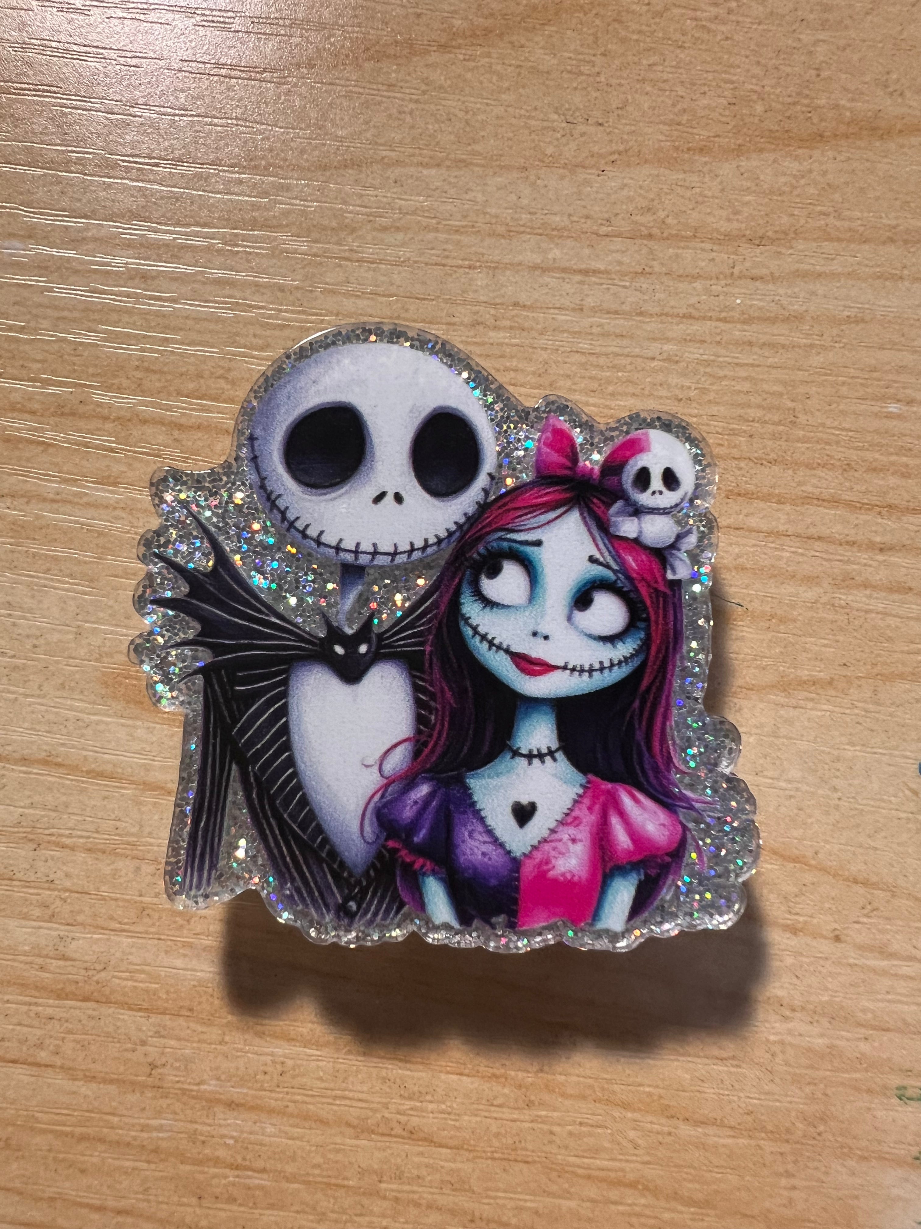 Jack and Sally Pop socket
